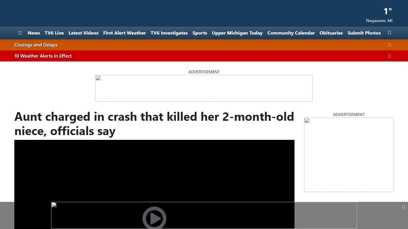 Aunt charged in crash that killed her 2-month-old niece, officials say